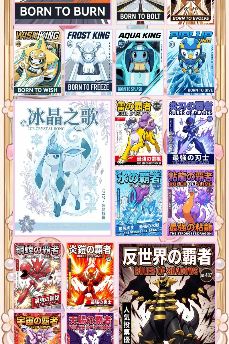 Wholesale 2026 New WuXian Creative Studio Pokémon Cards A5 Size Acrylic Boards Anime Collectibles Character Fan Gifts — image 5
