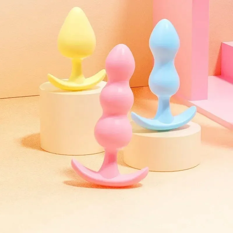 3 Size Anal Plug Silicone Butt Plug Dildo Masturbation Vaginal Plug Sex Toys for Women Couple Anal Dilator Toys Adult Shop — image 3