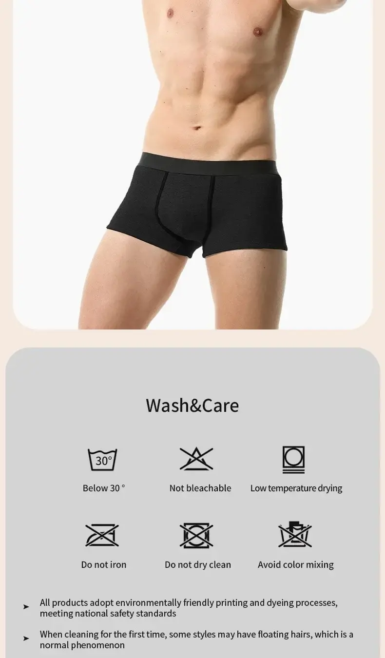 Men's thermal underwear with fleece and thickened pants, autumn and winter cold-proof shorts, sporty straight-leg underpants — image 12