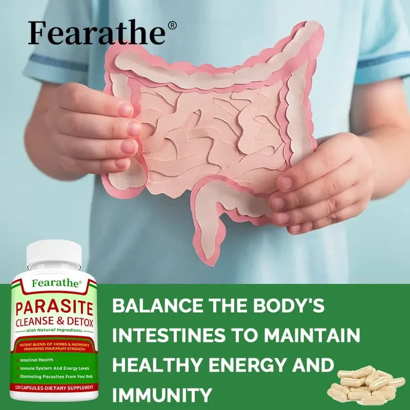 Parasite Cleanse - Bowel Cleansing Supplement Digestive Health Immune Health Parasite Removal Natural Gut Health