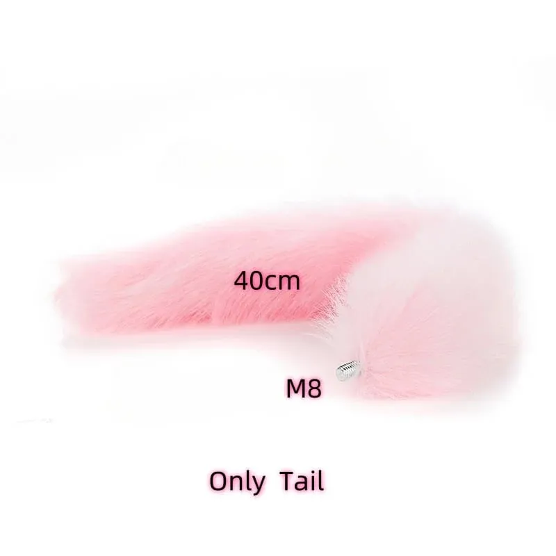 Small Silicone Butt Plug Dildo Vaginal Plug with Detachable Fake Soft Fox Rabbit Tail for Couple Anal Bead Dilator Sex Toys — image 13