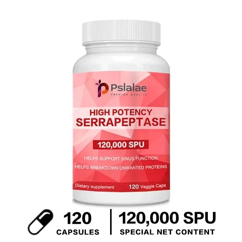 High Potency Serratiopeptidase Capsules - Supports Sinus Health and Airway Function and Improves Immunity Supplement — image 9