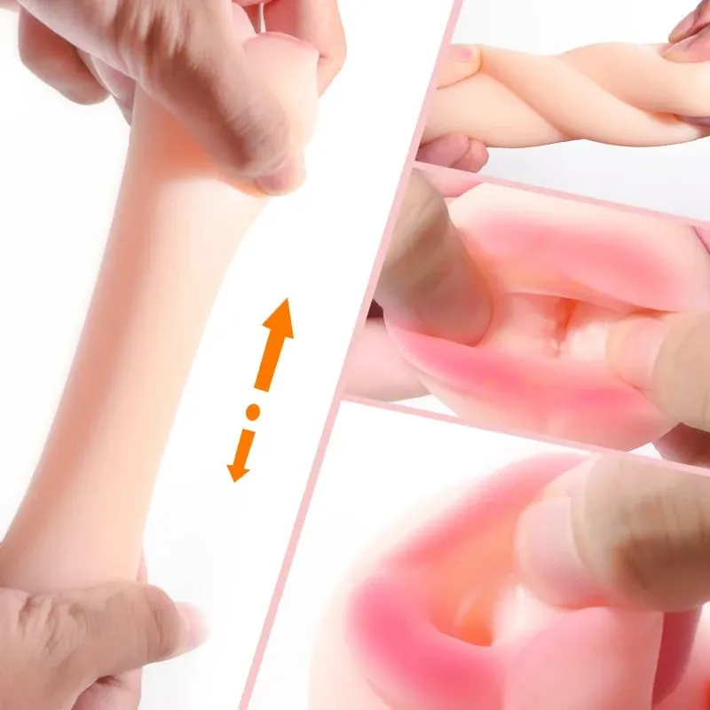 Cups Masturbator Egg Portable Stimulator Penis Massager Soft Rubber Adult Sex Toys for Men Realistic Vagina Pocket Pussy — image 3