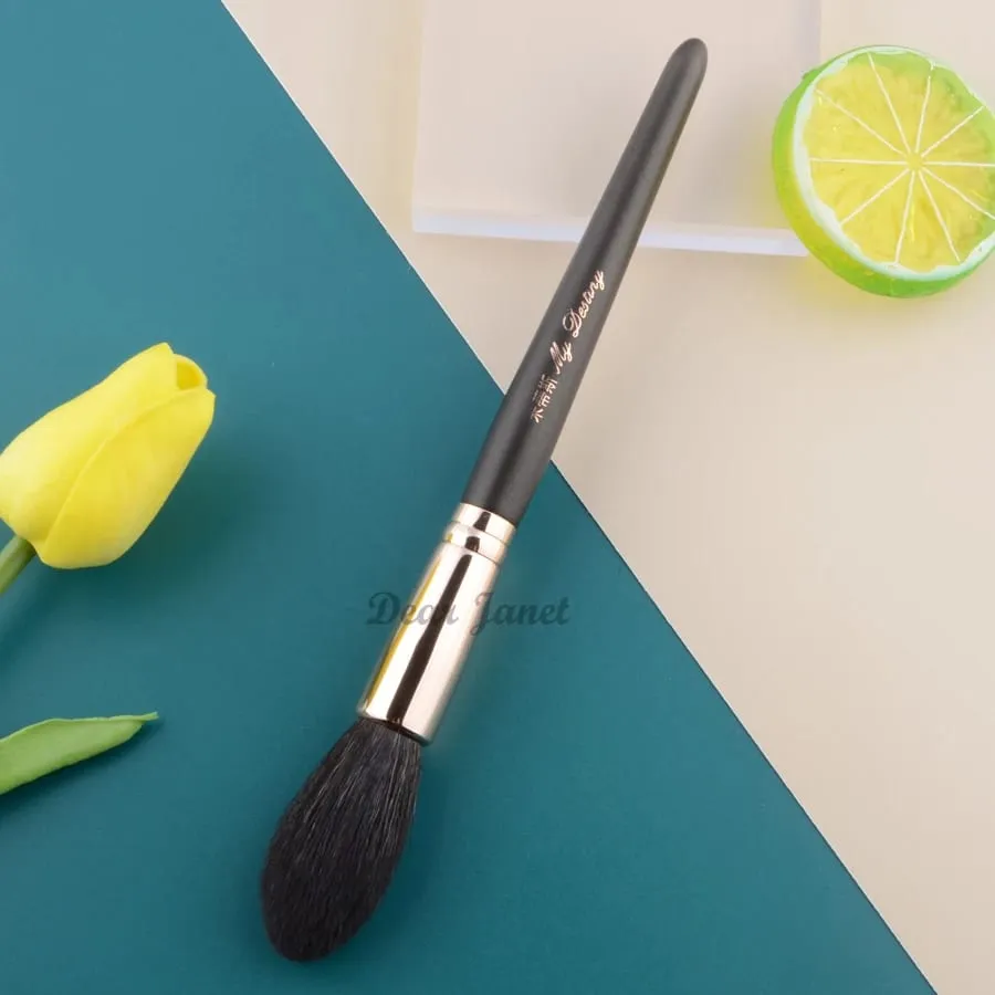 1 piece Goat hair Blush Makeup brushes Powder contour Highligher Make up brush Shadow exquisite beauty tools My destiny 019 — image 4