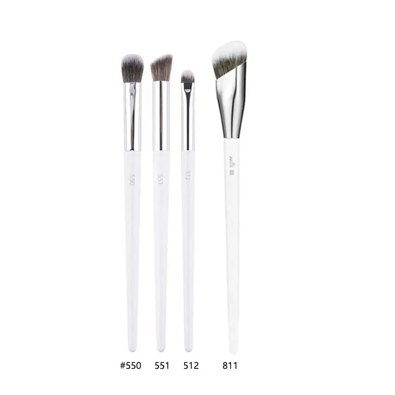 1pc White 811 Corrector Makeup Brushes Angled Liquid Foundation Base Make up Brush Detail Face Essential Concealer Beauty tool — image 11