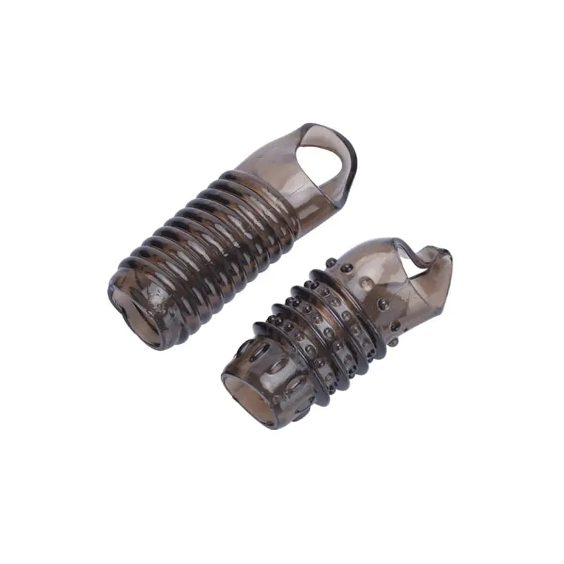 Penis Extender Delay Ejaculation Reusable Penis Sleeve Silicone Cover Enlargement Sex Toys For Men Semen Lock Ring Sex Shop 18+ — image 6
