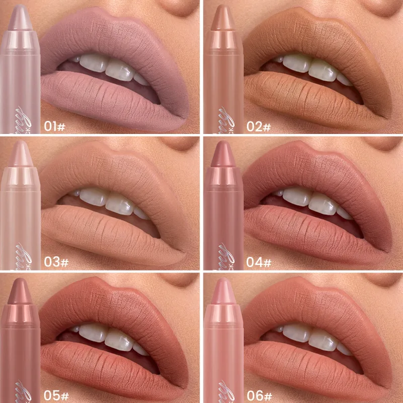 Multiple Colors Matte Lip Liner Use As Lip Liner and Lipstick Easy To Accurately Apply Waterproof Long-lasting Non-stick — image 3