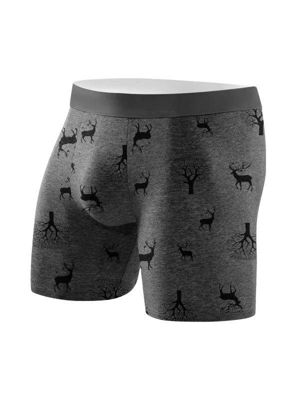 10 Pieces Men's Long Underwear Breathable Soft Men's Long Boxer Briefs Personality Trend Fashion Athleisure Classic Men's Pants — image 3