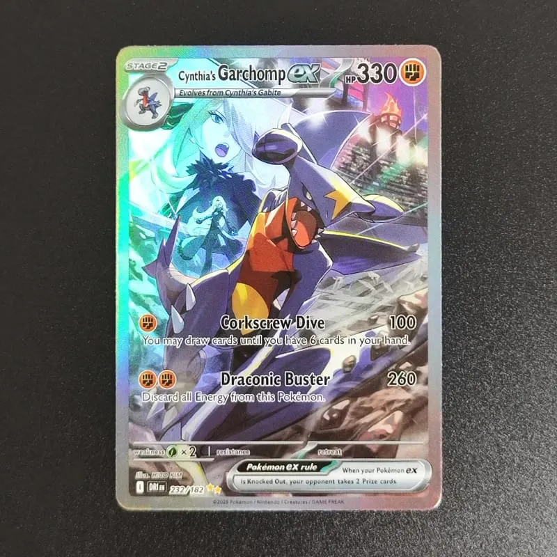 Cartão tcg Inglês SV10 SV09 Destined Rivals Mewtwo da Equipe Rocket Garchomp de Cynthia Ethan Ho-Oh Jogo de Cartas Colecionáveis