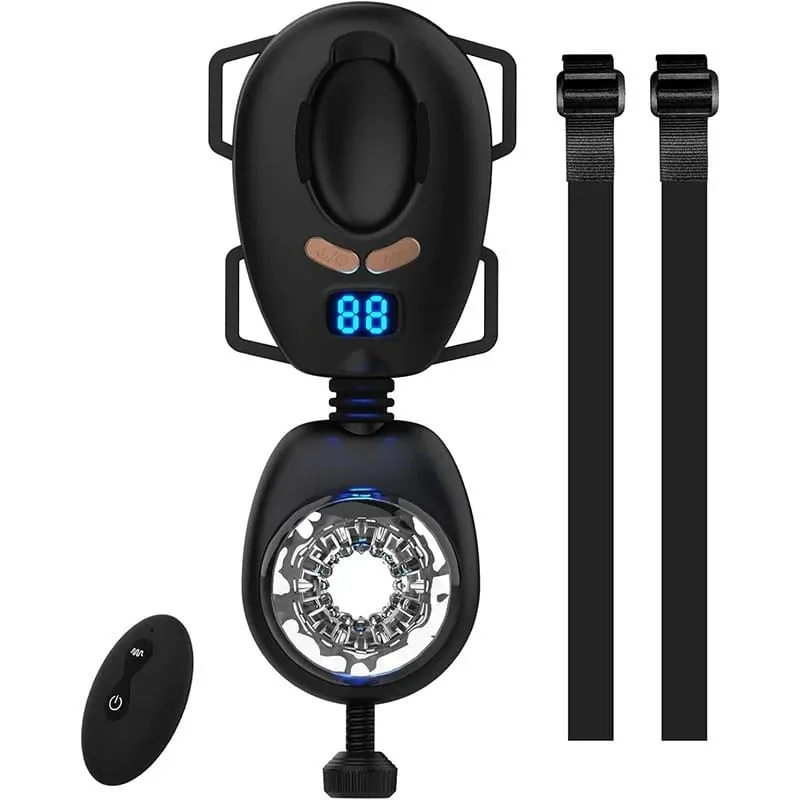 Mens Wearable Automatic Masturbator 9 Mode Remote Hands-free Penis Vibrator Trainer Dicks Glans Massage Stimulator Adult Sex Toy