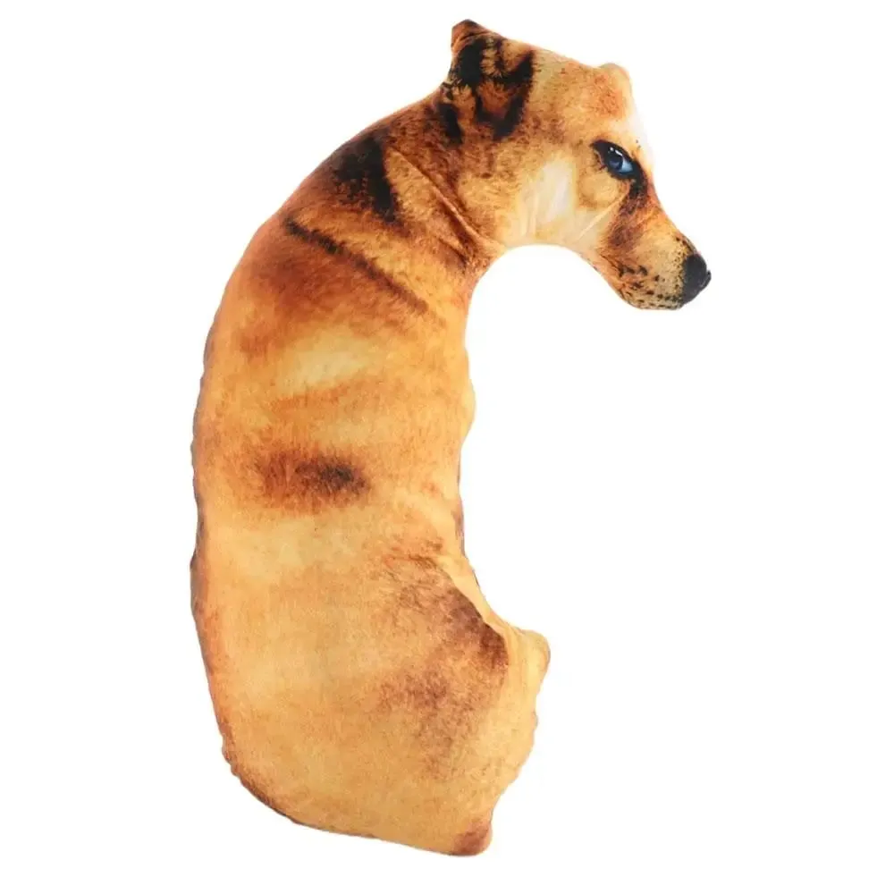Cute 3D Lifelike Animal Throw Pillow Soft Creative Dog Pillow Cushion Home