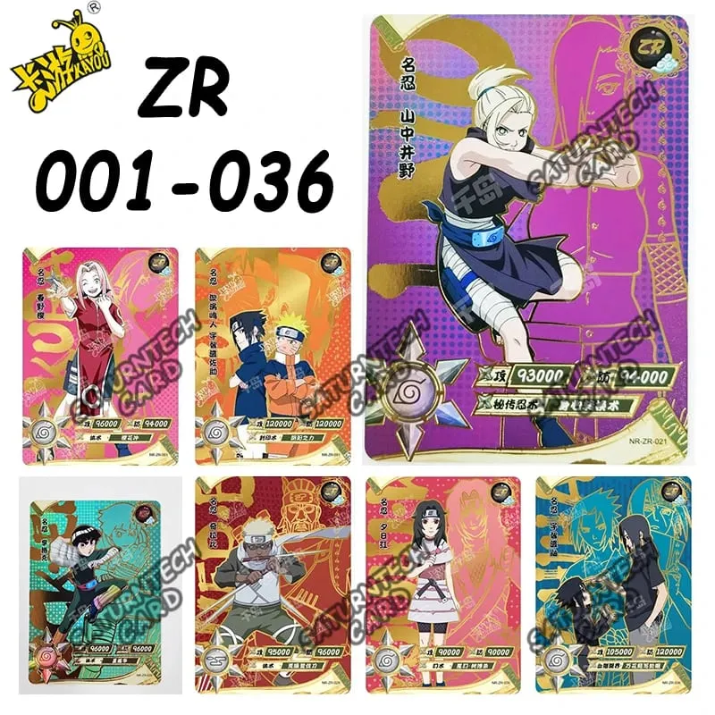 Naruto Card Set Full Series SE BP NR CR PR GP CP SP MR PR SLR OR AR UR ZR Cards Sasuke Anime Collection Card Toy Gift — image 15