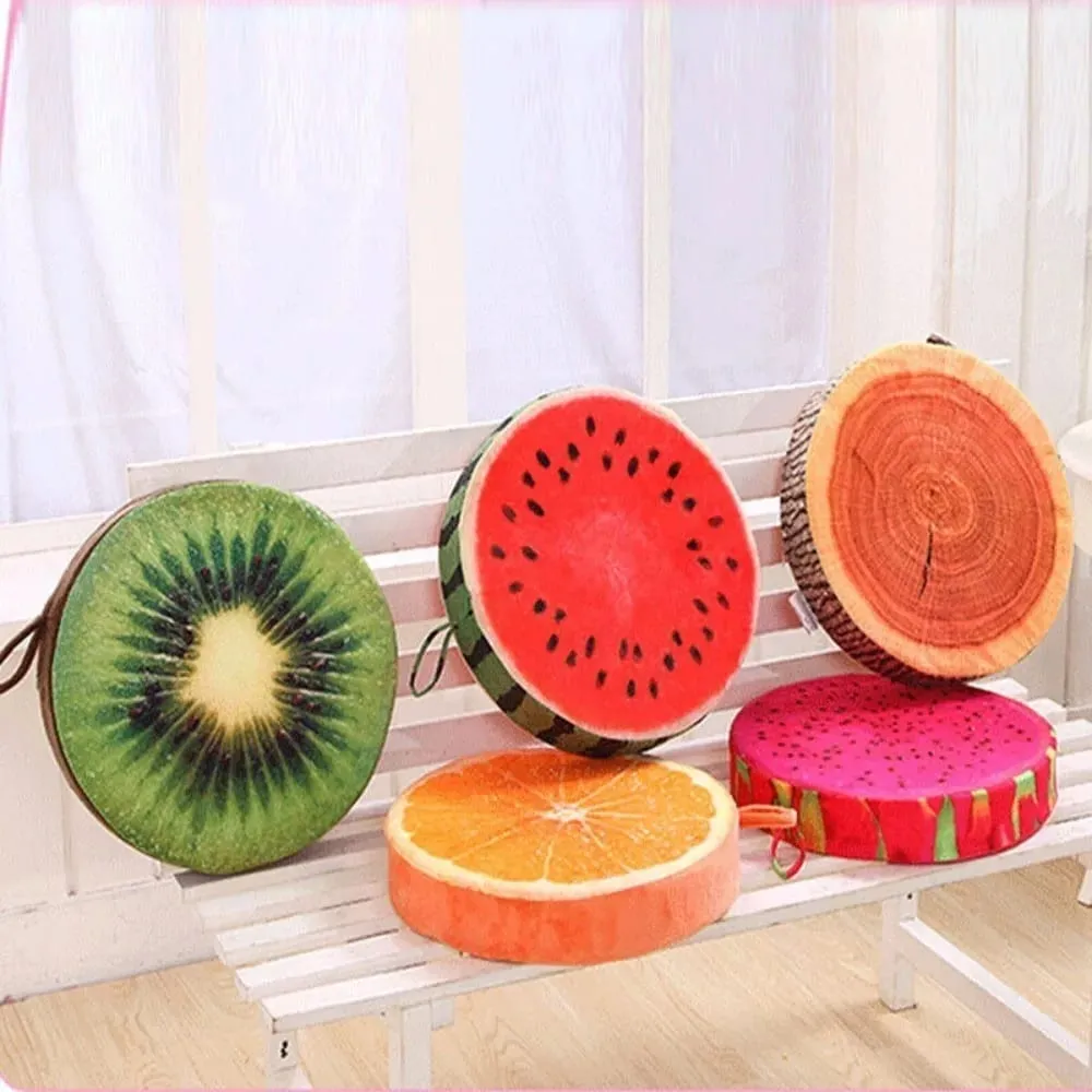 Comfortable Soft Toy Garden Dining Outdoor Sofa Round Chair Cushions Fruit Seat Pads Seat Pads — image 2