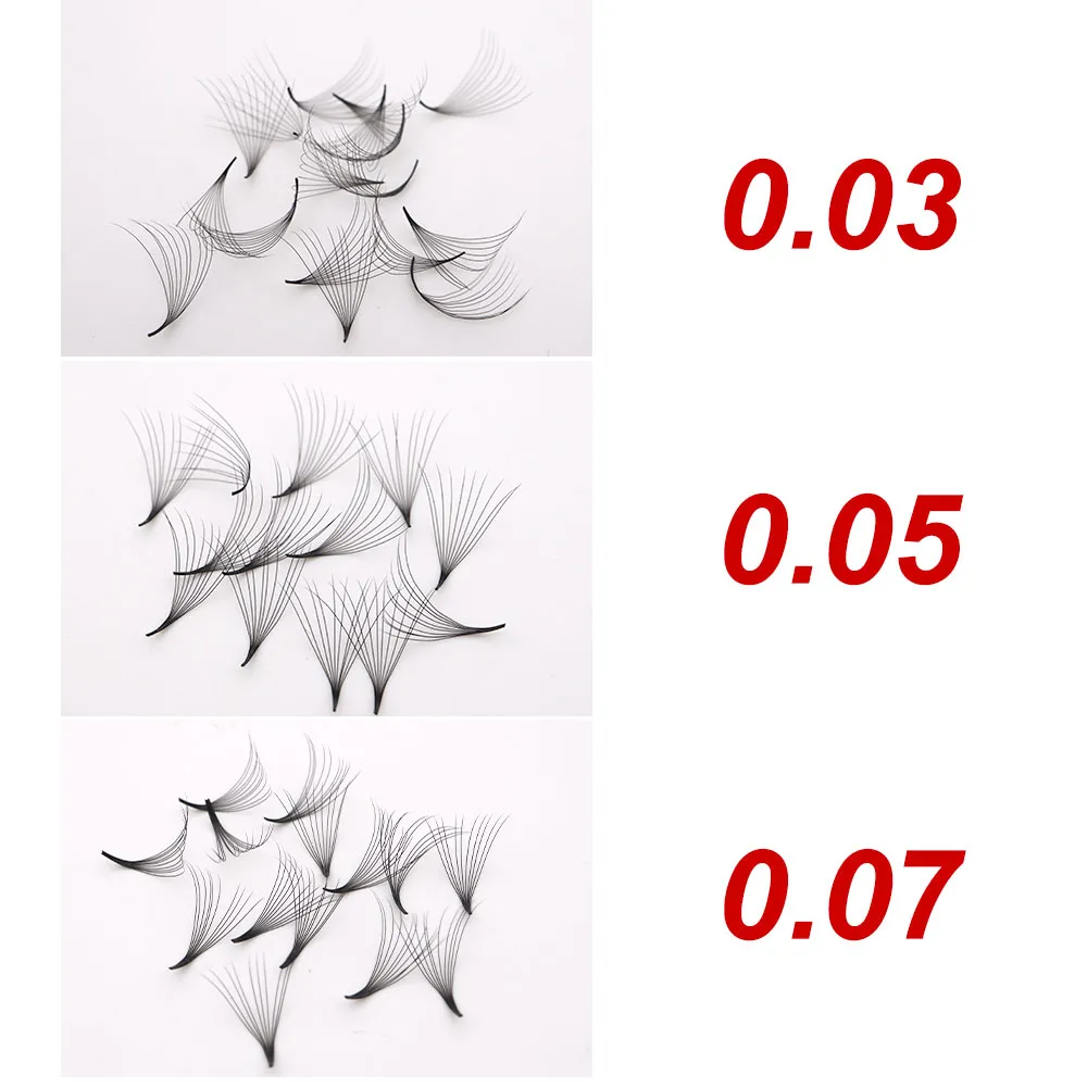 10D 20D 0.03 Thickness Pointy Base Sharp Slim Narrow Stem Mega Russian Volume Loose Fans Thin Russia Volume Lashes Extensions — image 4