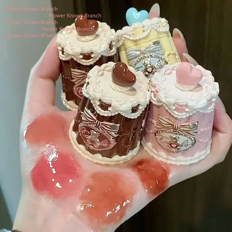 Flowerknows THE SWEETIE BEAR COLLECTION ชุดของขวัญแต่งหน้า All In คอนซีลเลอร์ Palette Blush Setting Powder Lip Jelly ของขวัญกล่องกระจก — image 5