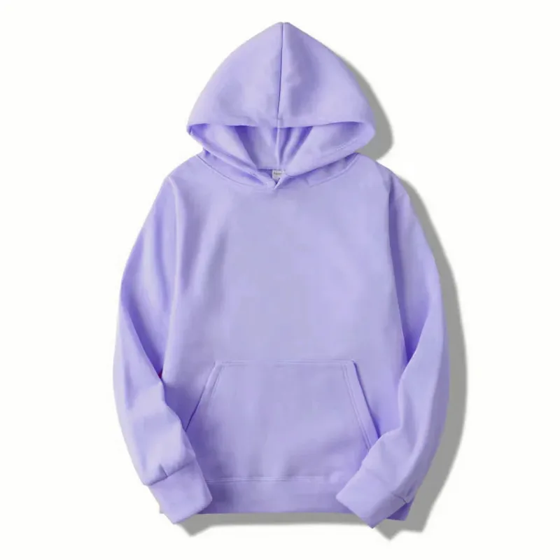 2025 Men's Solid Color Hooded Sweaters Men's Warm Wool Sweater Fashionable Street Clothing Loose Breathable Jersey Brand Hooded — image 15