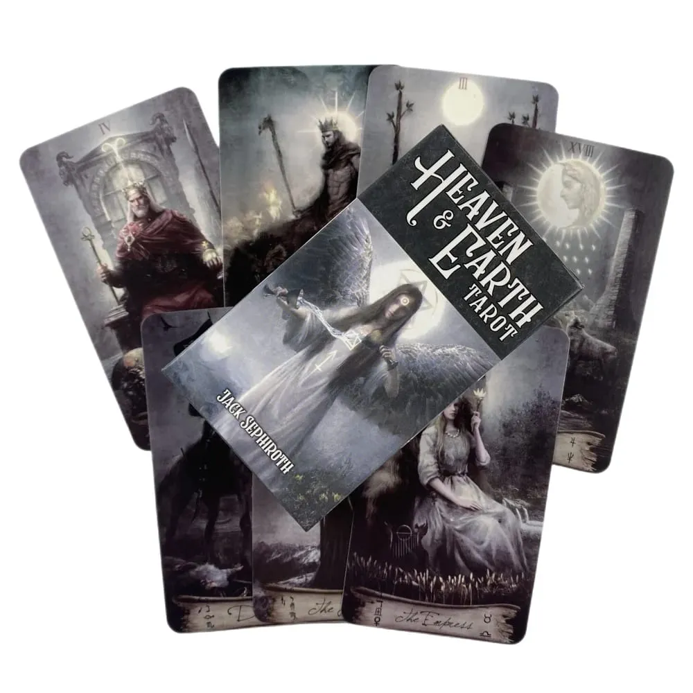 Hett säljande Heaven Earth Tarot Fritid Underhållning Kort Familjesammankomst Spådomslek Tarotbräde Spela spelkort — image 1