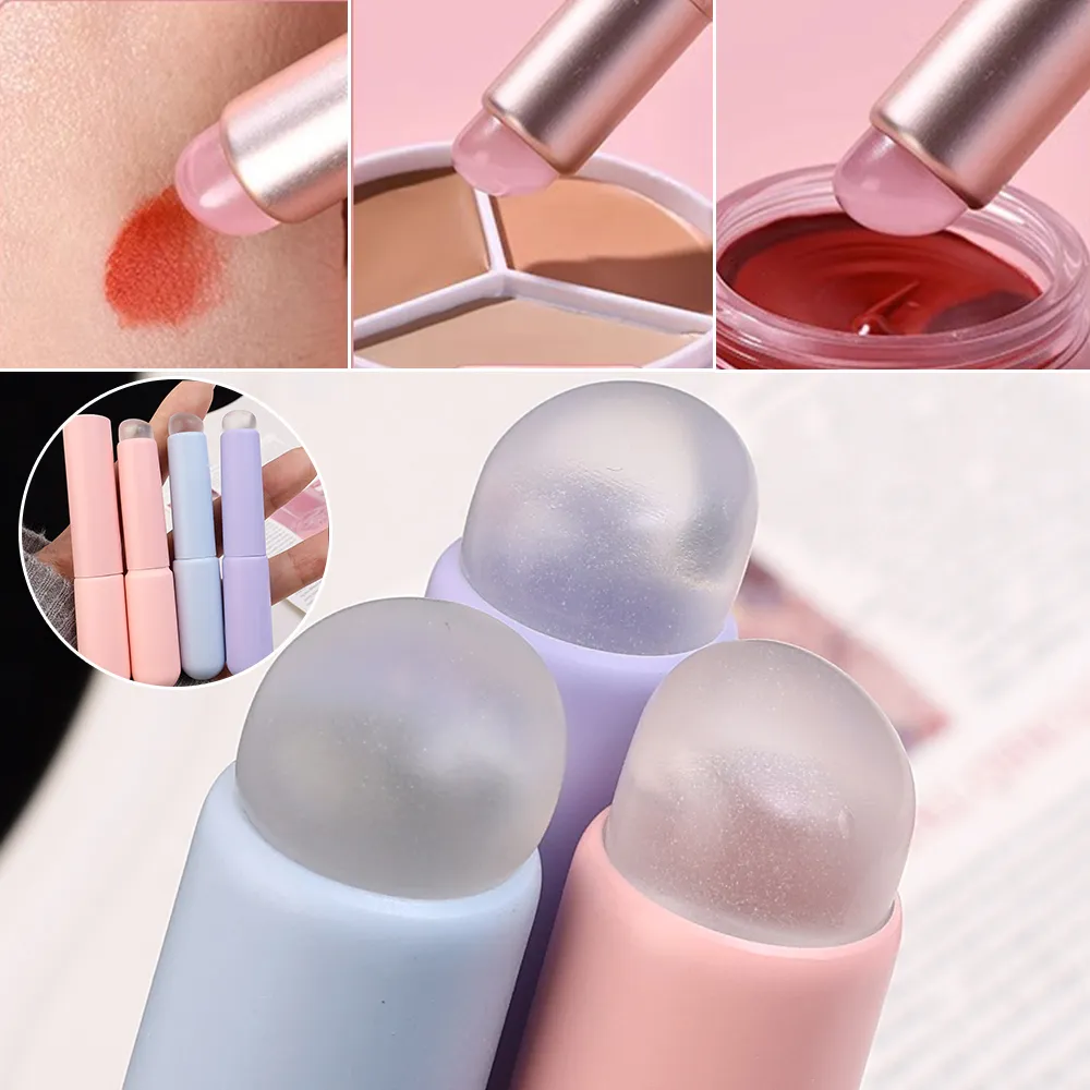 3/1pcs Silicone Lip Brush Concealer Brushe with Cover Lip Mask Applicators Lip Gloss Brush Lipstick Brushes Makeup Beauty Tool — image 1