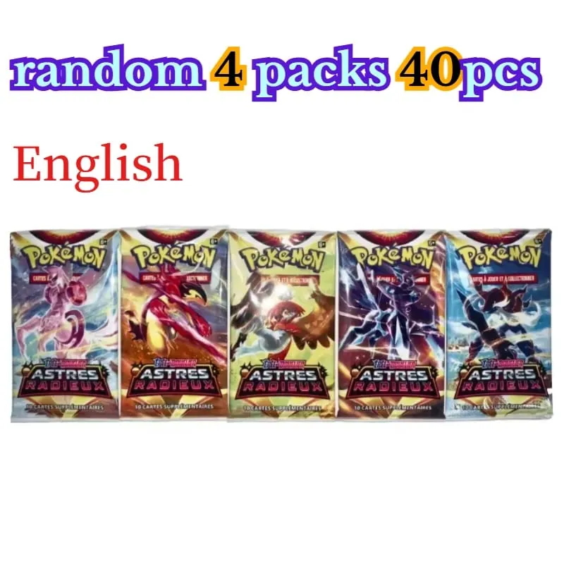 Menyenangkan 40 Buah Paket Kartu Pokemon 4 Set Sun Moon Violet 151 Kartu Perdagangan Inggris Mainan Koleksi Hadiah Halloween Fantasi Sci Fi — image 28