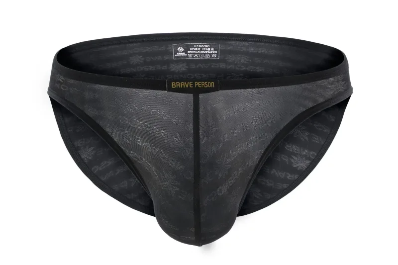 Brave Person New Men String Bikini Mens Briefs Transparent Comfortable Breathable Ropa Interior Hombre — image 3
