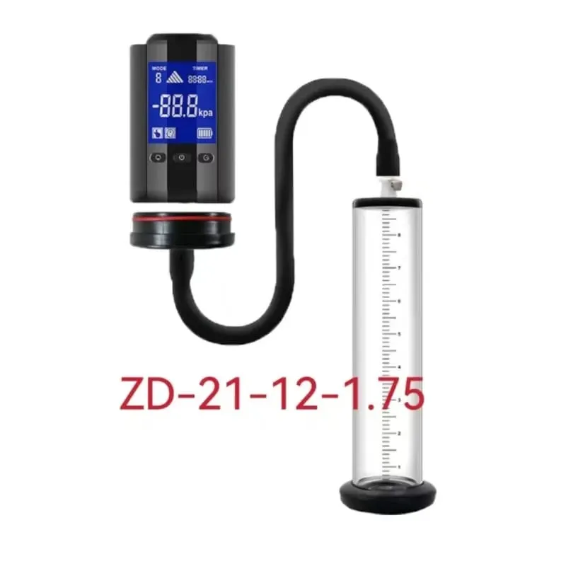 Men's Smart Penis Pump Electric Masturbator Penis Endurance Trainer Acrylic Erotic Negative Pressure Cylinder Sex Toy for Men18+ — image 12