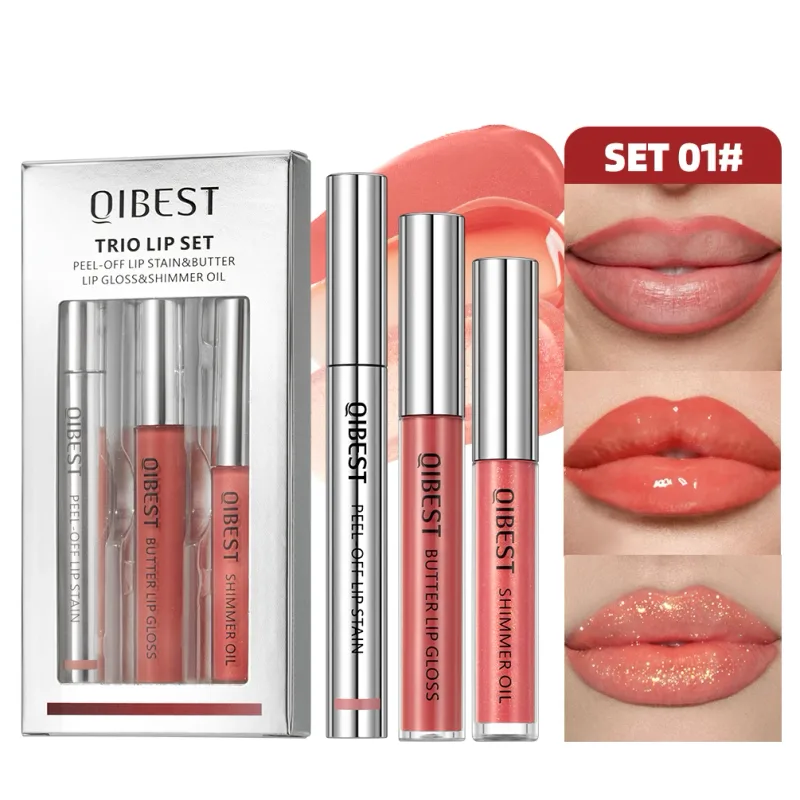 Multifunctional Makeup Sets Peel Off Lip Stain Tattoo Mirror Lipgloss Shimmer Lip Oil Lasting Cosmetics Lip Glaze Tint — image 8