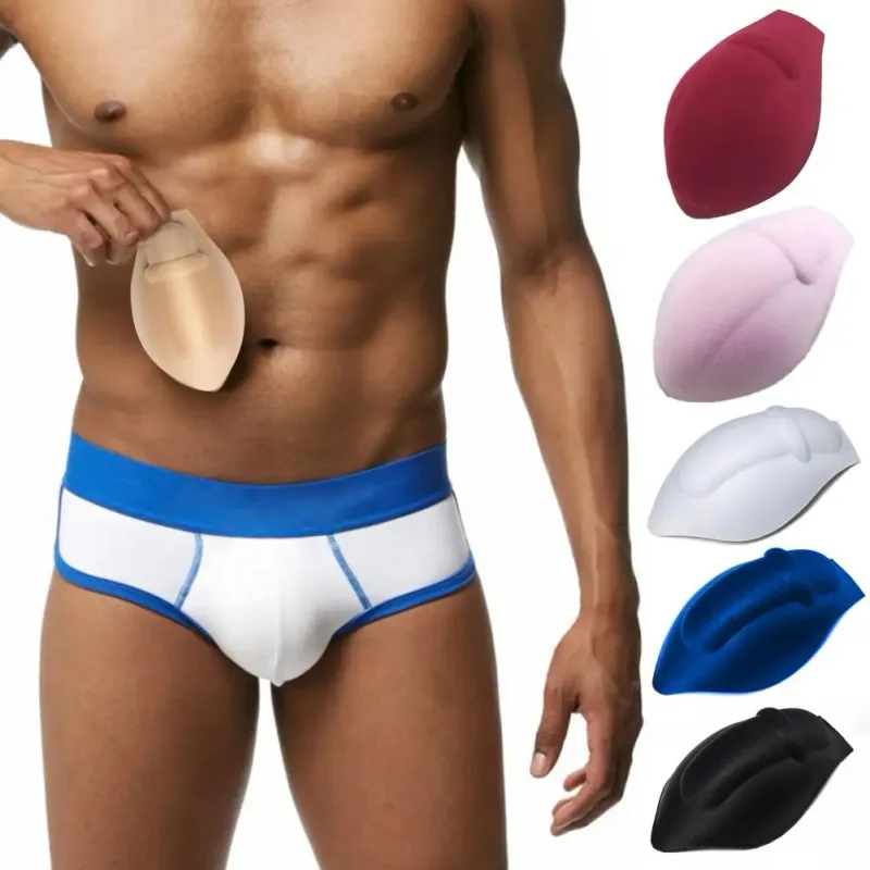 Ropa interior acolchada para hombre, accesorio de ropa interior acolchada que mejora el bulto con ropa interior para hombre, almohadilla de copa de realce para bañadores para uso diario — image 5
