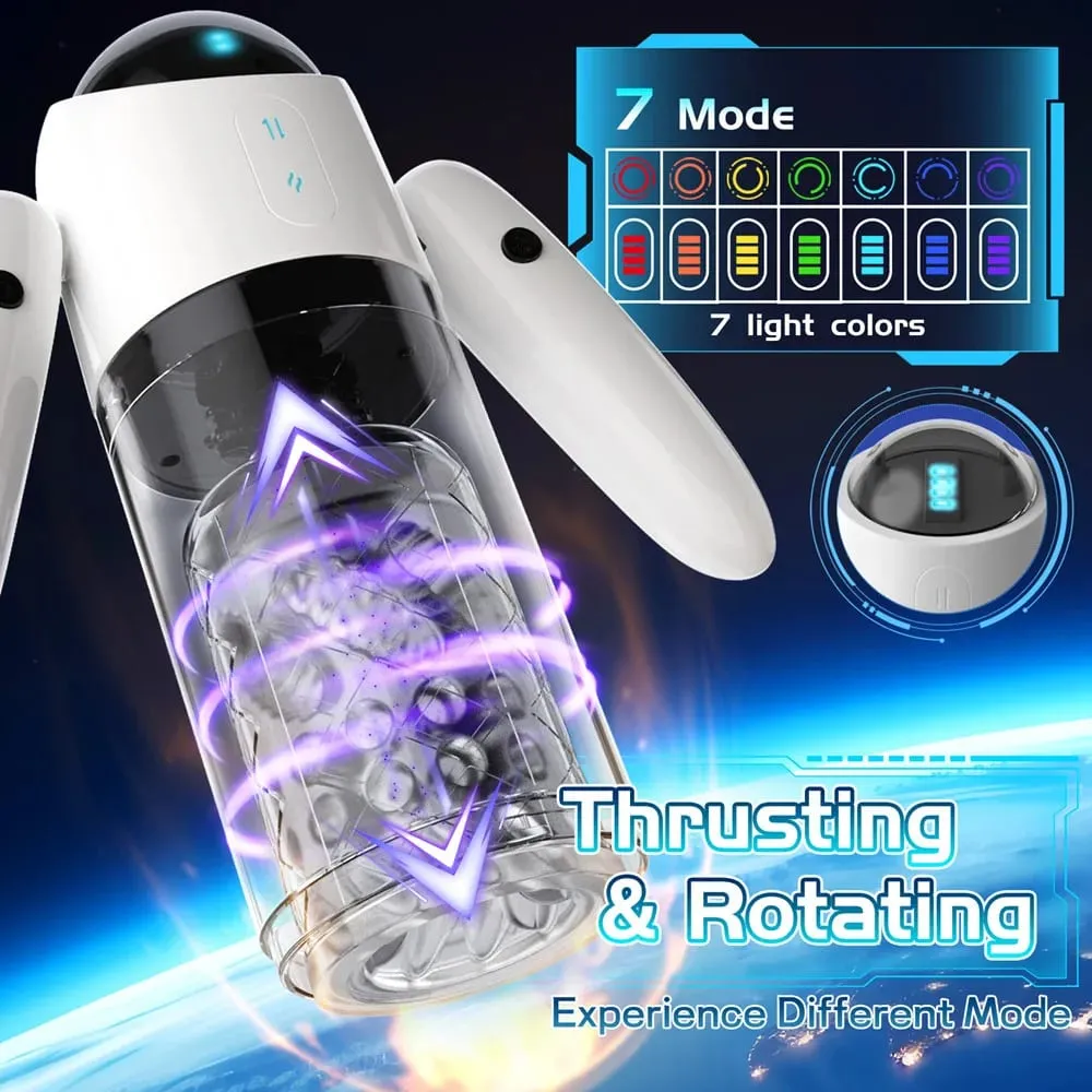Automatic Male Masturbator Telescopic rotation Simulation Blowjob Sex Machine Vagina Pusssy Masturbator Cup Sex Toys for Men
