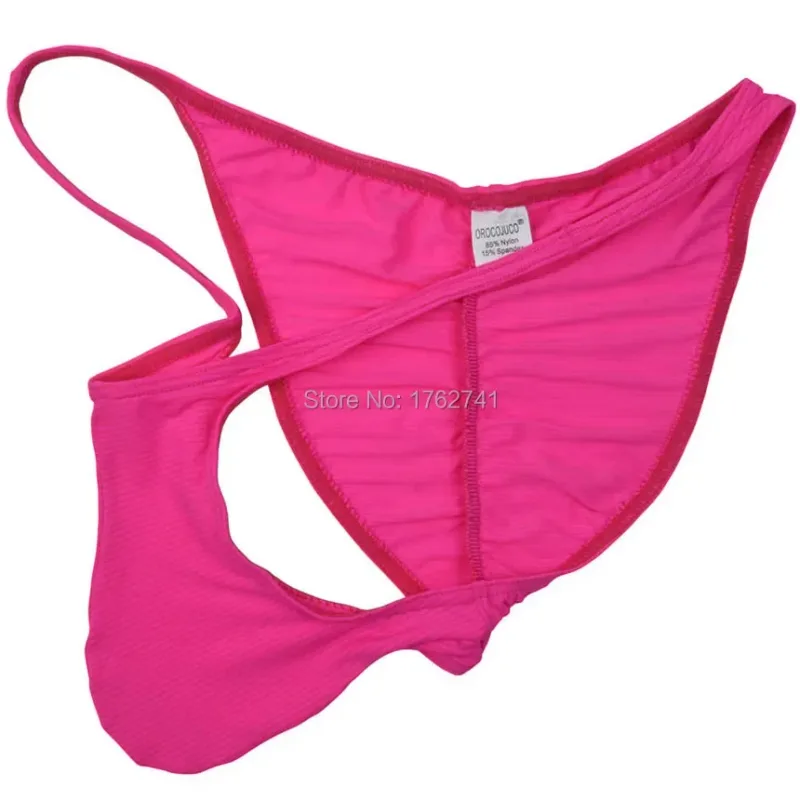 Men Brazilian Bikini Brief Pucker Bikinis Underwear Mini Trunks Slip Homme Ice Silk Cheeky Shorts Briefs