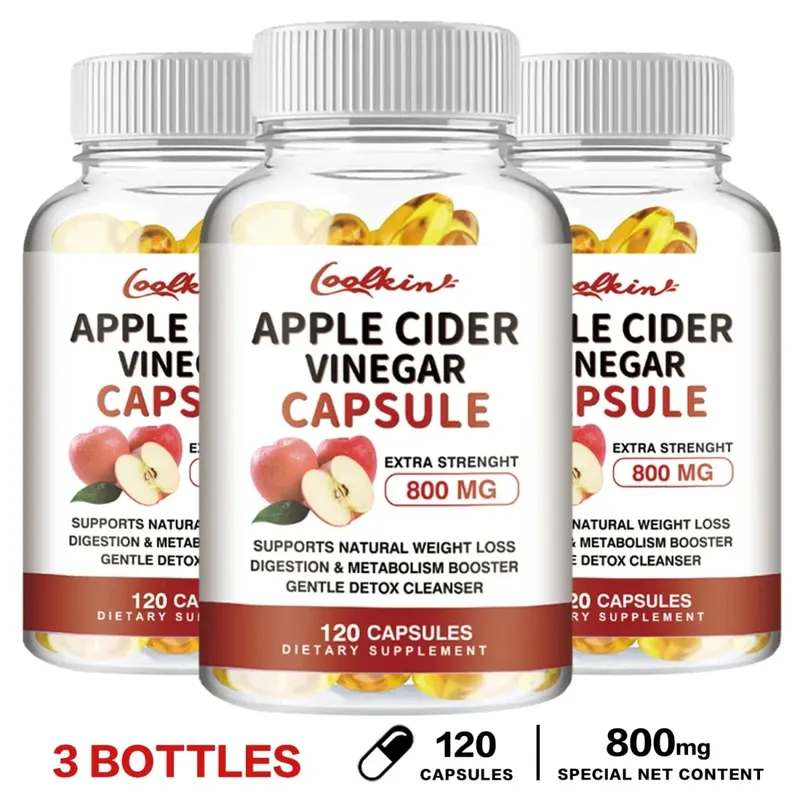 Apple Cider Vinegar Capsules - Fat Burning Appetite Suppressant Weight Management DetoxSupplements — image 10