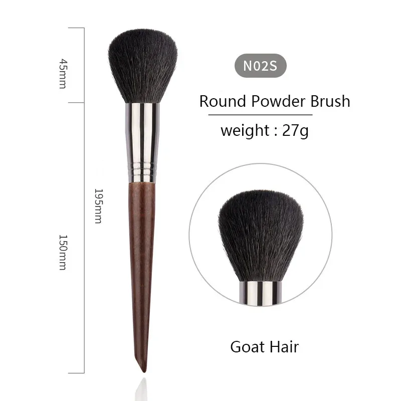 OVW Animal Hair Makeup Brush Complete Set 28PCS Lip Brushes Eyeshadow Brush Soft Makeup Brush Beauty Tools Smudge Brush Single — image 25