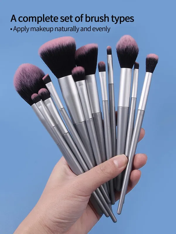 12Pcs Pink Makeup Brush Set Make Up Concealer Blush Powder Brushes Eye Shadow Highlighter Foundation Brush Cosmetic Beauty Tools — image 9