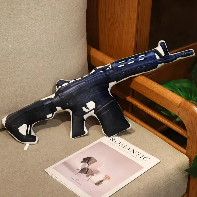 Super Cool Realistic Stuffed Printed Firearm Plush Toys Soft Funny Lifeiliek Rifle Sniper Rifle Toys Game Props For Boys — image 15