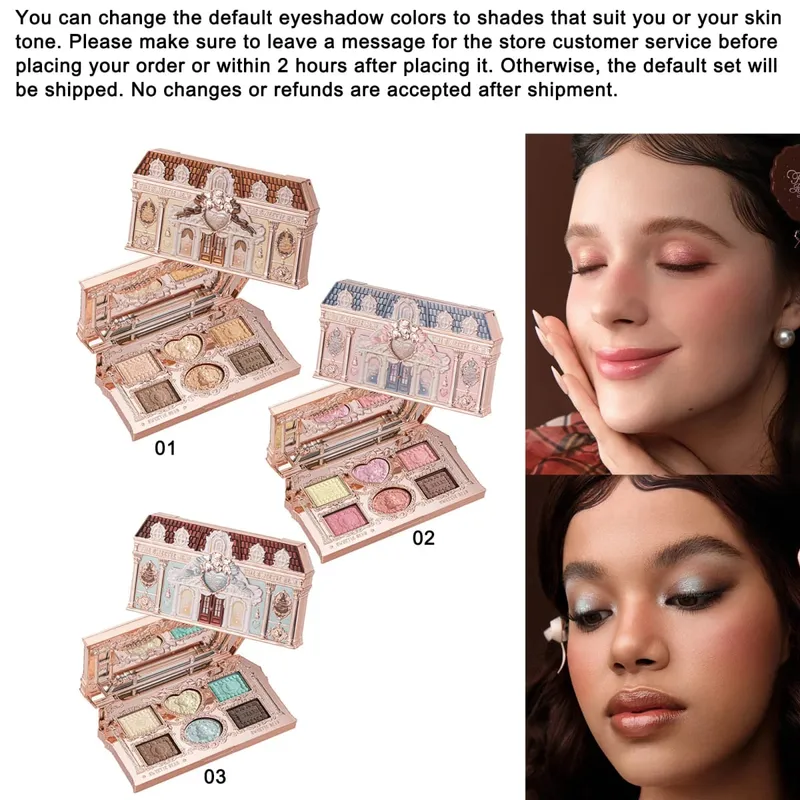 FlowerKnow Pop up Store Makeup Collection - Long-Lasting Pigmented Eye Shadow Blusher Lip Gloss Set for Enhanced Beauty — image 6
