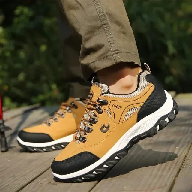 Trend Men's Casual Sneakers Comfort Outdoor Platform Shoes for Men Travel Lightweight Hiking Sneakers Size 48 Sapato Masculino