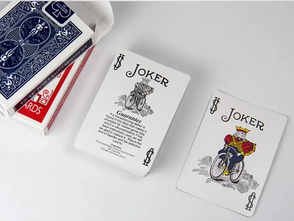 International Version Bicycle Rider Back Playing Cards Blue/Red Regular Standard Deck Card Games Card Magic Trick Magicians Prop