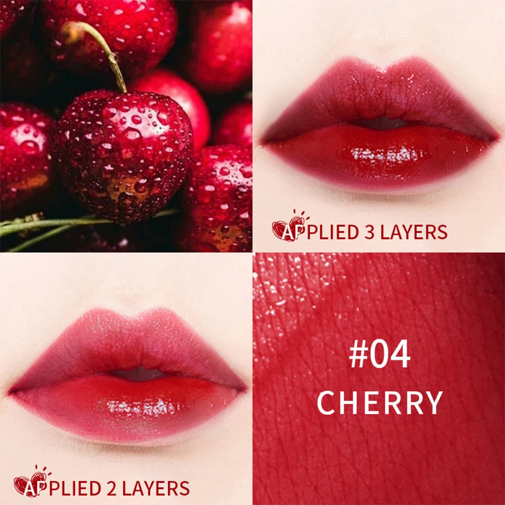 Lip Gloss Tint Makeup Cheek Tint Blush Moisturizing Mirror Liquid Lipsticks Waterproof Long Lasting Lip Glaze Cosmetic