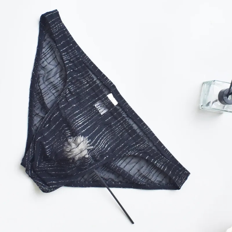 Men's Sexy Underwear, Transparent and Fun Mesh Thin Transparent Quick Drying Triangle Pants, Low Waist Breathable Underwear — image 11
