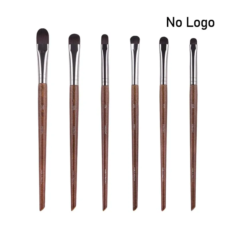 Natural wood Eye Makeup brushes whole set Pro Crease Eyeshadow Make up kit smudge highlighter eyebrow Lip lash brush practical