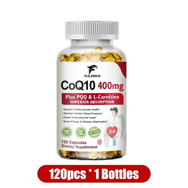 Buy 2 Get 2 Free! CoQ10 Ubiquinol 400mg Capsules Superior Absorption for Heart Health Cellular Energy & Antioxidant Defense — image 9