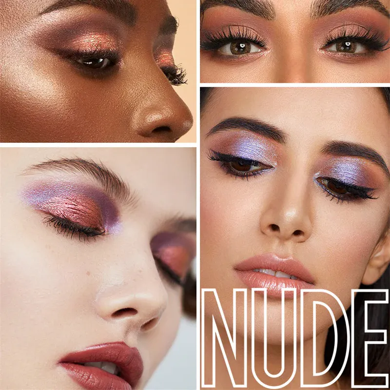 9 Colors Nude Eyeshadow Powder Makeup Palette Matte Shimmer Eye Pigmented Powder Make Up New Warm Earth Color Eyeshadow — image 4