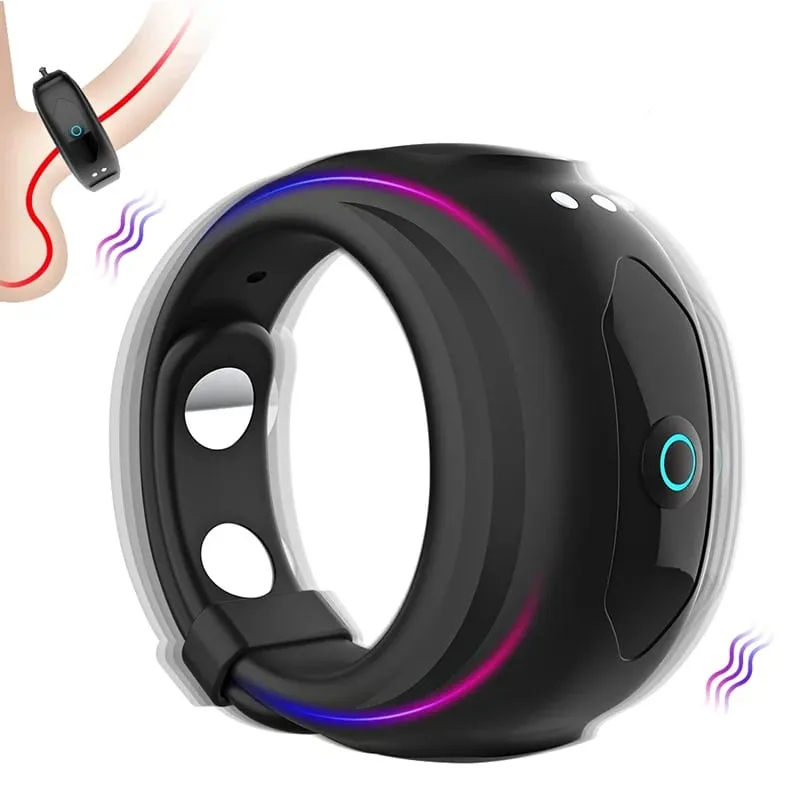 Newest Adjustable Vibrating Cock Ring for Men Masturbator Penis Ring Vibrator Male Delayed Ejaculation Sex Toys for Man Cockring