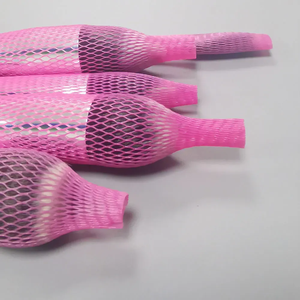 50pcs/lot Colorful Makeup Brushes Mesh Protector Cover Beauty Elastic Mesh Protective Net Kits Brush Net Pen Cover Cosmetic Tool — image 2