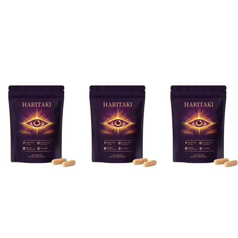 Haritaki Fruit Powder Capsules Supports Digestive Balance and Gut Health Mental Focus Single Ingredient 30 Servings 60 Capsules — image 9