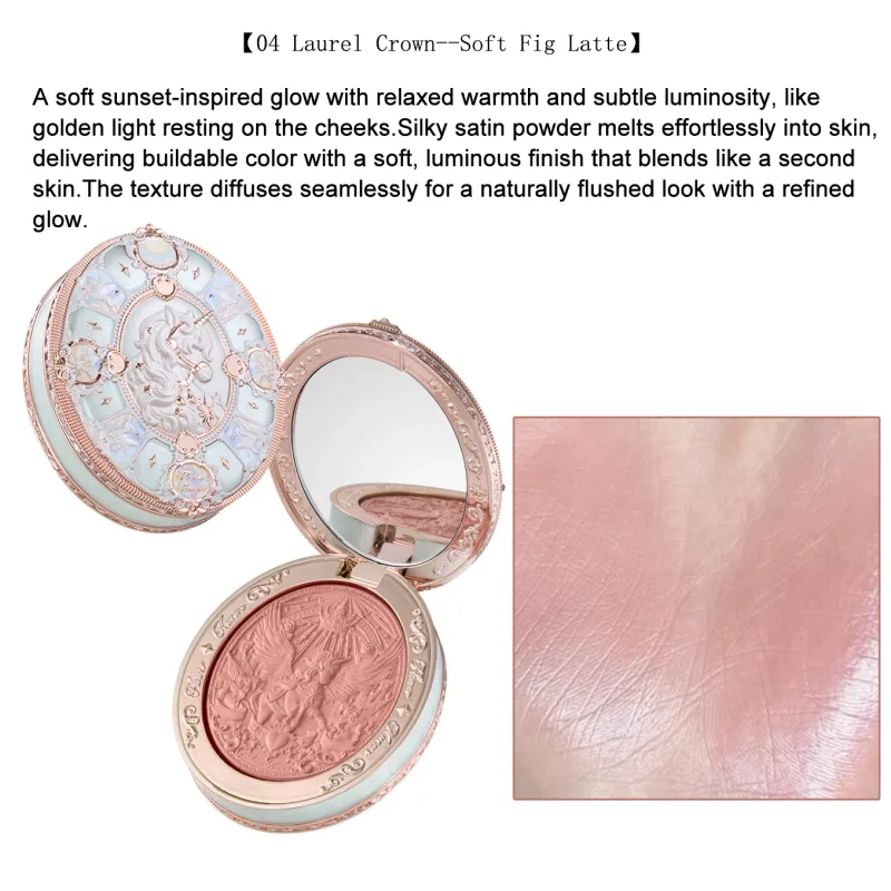 Flower Knows Knight Unicorn Makeup Set Eyeshadow Blush Lipstick Loose Powder Long Lasting Fantasy Princess Beauty Kit Cosmetics — image 4