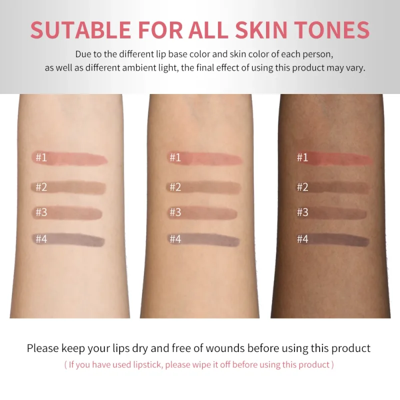 Lápis delineador labial descascável, mancha labial, tatuagem, longa duração, fosco, à prova d'água, transferência de manchas, cosmético labial, presente de natal — image 4