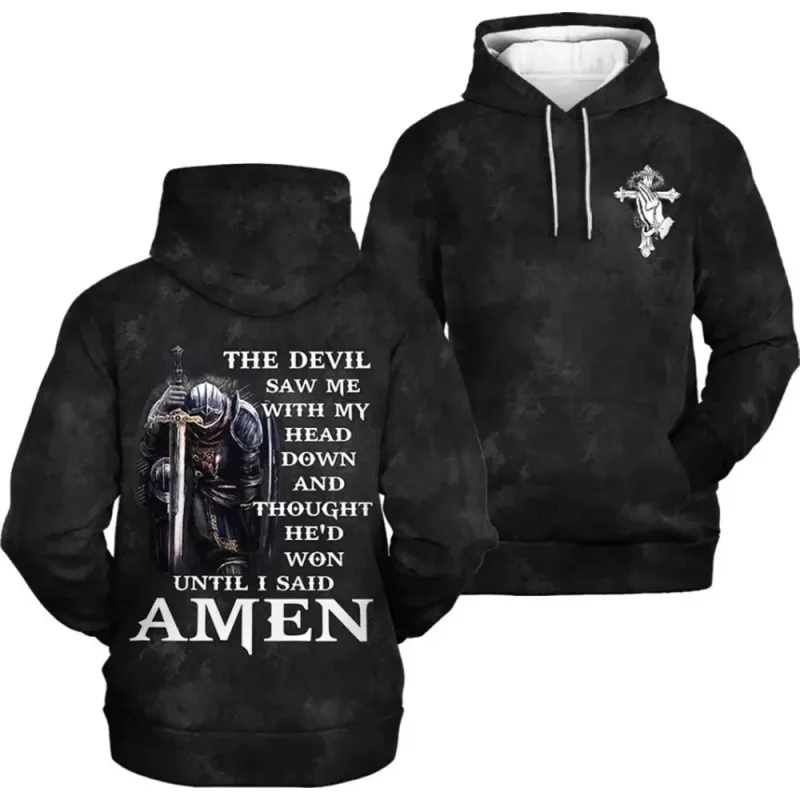 2025 primavera e outono deus jesus gráfico pullovers animal leão 3d impresso com capuz hoodies esportes casual diário unisex camisolas — image 12