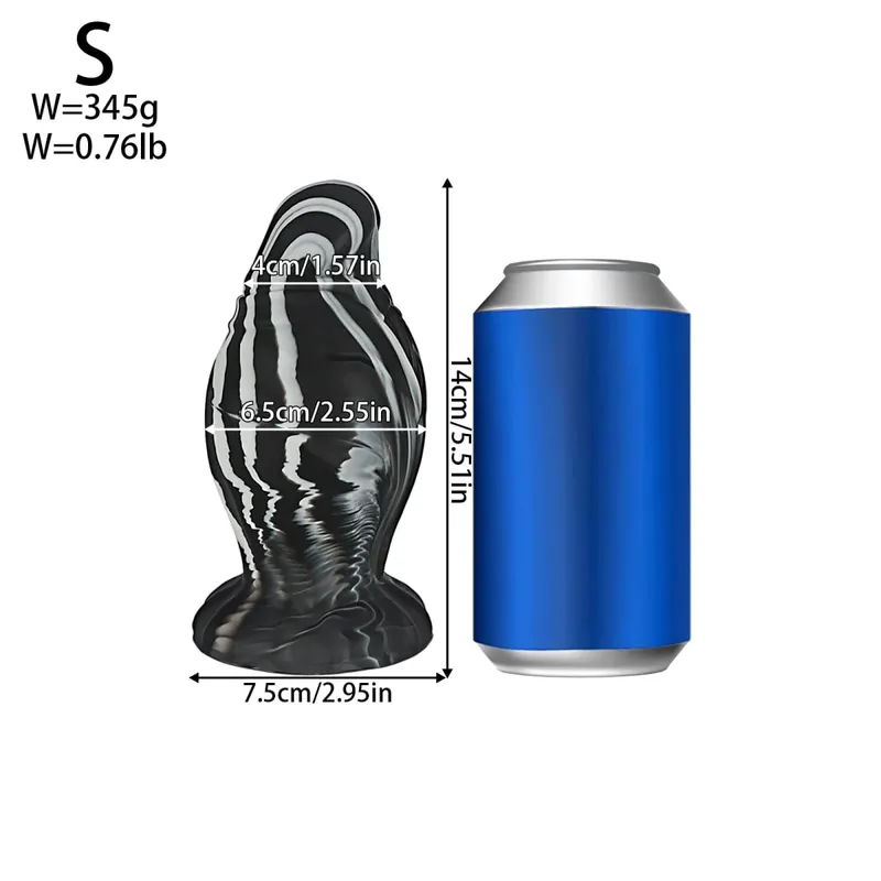 Enorme spina anale spessa Grande ventosa Butt Plug Fantasia in silicone Dilatatore allungamento anale espansore Giocattoli adulti del sesso per donne uomini