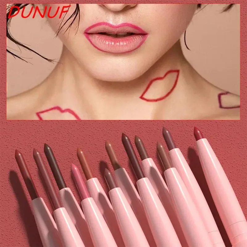 12 Color Matte Lip Liner Pencil Set Waterproof Smudge Proof Long Lasting Vegan Cruelty Free Lipstick Makeup Kit — image 3
