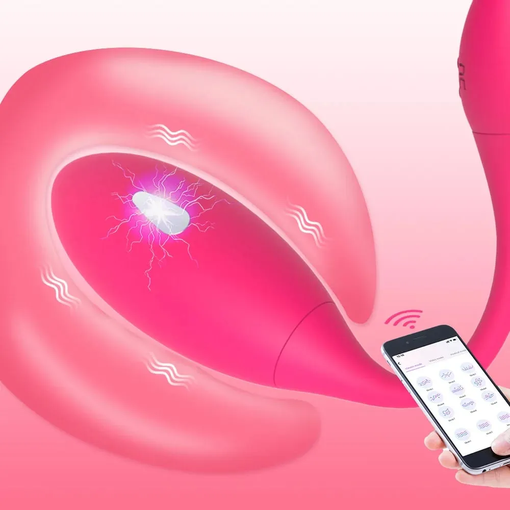 APP Control Electric Shock Vaginal Kegel Ball Vibrator For Women Wireless G Spot Stimulate Vibrating Egg Vibrator Sex Toys Femme — image 2